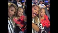 Via Serena Williams' Instagram stories from Monday